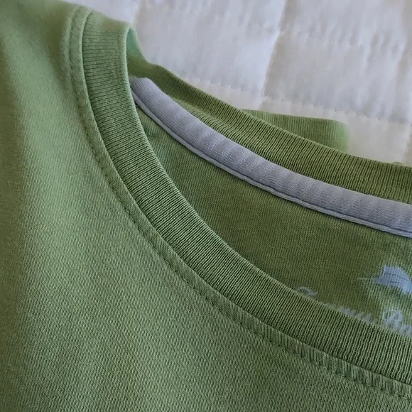 Tommy Bahama Men's Long-Sleeve Crewneck Pocket Shirt - Light Green - Picture 12 of 13